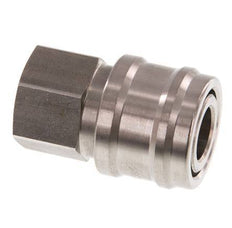 RVS DN 7.2 (Euro) Luchtkoppeling Snelkoppeling G 3/8 inch Binnendraad Double Shut-Off