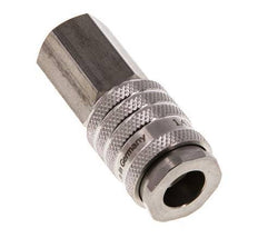 RVS DN 7.8 Luchtkoppeling Snelkoppeling G 3/8 inch Binnendraad Double Shut-Off