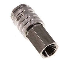 RVS DN 7.8 Luchtkoppeling Snelkoppeling G 3/8 inch Binnendraad Double Shut-Off