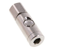 RVS 316L DN 7.4 Safety Luchtkoppeling Snelkoppeling met Drukknop G 1/2 inch Binnendraad