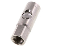 RVS 316L DN 7.4 Safety Luchtkoppeling Snelkoppeling met Drukknop G 1/2 inch Binnendraad