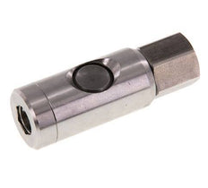 RVS 316L DN 7.4 Safety Luchtkoppeling Snelkoppeling met Drukknop G 3/8 inch Binnendraad
