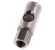 RVS 316L DN 7.4 Safety Luchtkoppeling Snelkoppeling met Drukknop G 3/8 inch Binnendraad