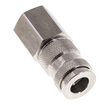 RVS 316L DN 7.8 Luchtkoppeling Snelkoppeling G 1/2 inch Binnendraad Double Shut-Off