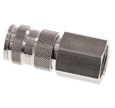 RVS 316L DN 7.8 Luchtkoppeling Snelkoppeling G 1/2 inch Binnendraad Double Shut-Off