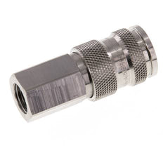 RVS 316L DN 7.8 Luchtkoppeling Snelkoppeling G 1/4 inch Binnendraad Double Shut-Off
