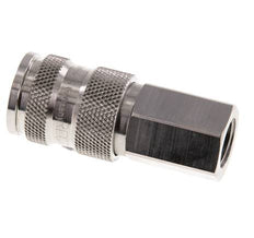 RVS 316L DN 7.8 Luchtkoppeling Snelkoppeling G 1/4 inch Binnendraad Double Shut-Off