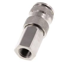 RVS 316L DN 7.8 Luchtkoppeling Snelkoppeling G 1/4 inch Binnendraad Double Shut-Off