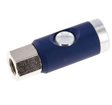 Gehard staal DN 7.4 Safety Luchtkoppeling Snelkoppeling met Drukknop G 1/4 inch Binnendraad