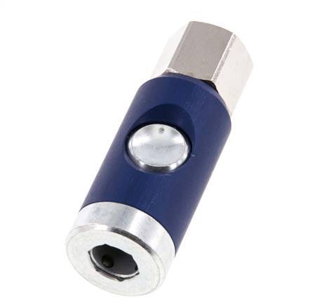 Gehard staal DN 7.4 Safety Luchtkoppeling Snelkoppeling met Drukknop G 1/4 inch Binnendraad