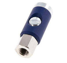 Gehard staal DN 7.4 Safety Luchtkoppeling Snelkoppeling met Drukknop G 1/4 inch Binnendraad