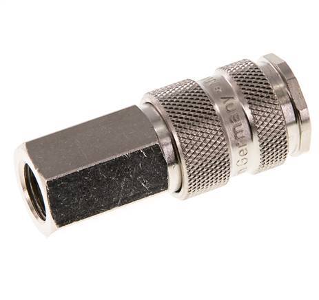 Hardened steel DN 7.8 Air Coupling Socket G 1/4 inch Female