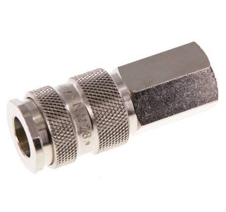 Gehard staal DN 7.8 Luchtkoppeling Snelkoppeling G 1/4 inch Binnendraad