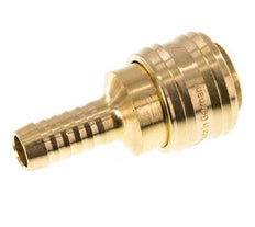 Messing DN 7.2 (Euro) Luchtkoppeling Snelkoppeling 10 mm Slangpilaar