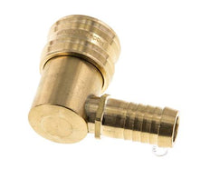 Messing DN 7.2 (Euro) Luchtkoppeling Snelkoppeling 13 mm Slangpilaar 90-deg