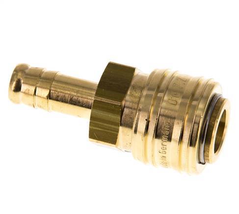 Messing DN 7.2 (Euro) Luchtkoppeling Snelkoppeling 10 mm Slangpilaar Double Shut-Off