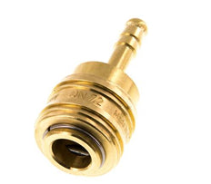 Messing DN 7.2 (Euro) Luchtkoppeling Snelkoppeling 6 mm Slangpilaar Double Shut-Off