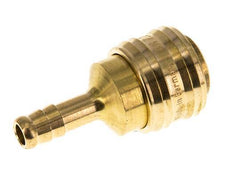Messing DN 7.2 (Euro) Luchtkoppeling Snelkoppeling 8 mm Slangpilaar Double Shut-Off