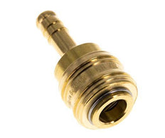 Messing DN 7.2 (Euro) Luchtkoppeling Snelkoppeling 8 mm Slangpilaar Double Shut-Off