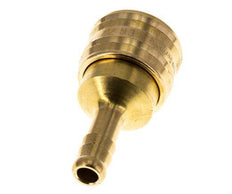 Messing DN 7.2 (Euro) Luchtkoppeling Snelkoppeling 8 mm Slangpilaar Double Shut-Off