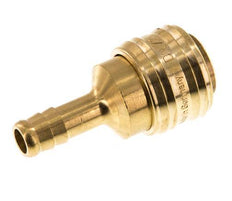 Messing DN 7.2 (Euro) Luchtkoppeling Snelkoppeling 9 mm Slangpilaar Double Shut-Off