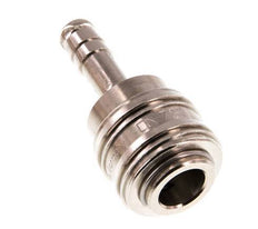 Nickel-plated Brass DN 7.2 (Euro) Air Coupling Socket 8 mm Hose Pillar