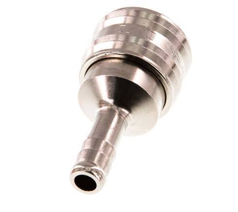 Vernikkeld Messing DN 7.2 (Euro) Luchtkoppeling Snelkoppeling 8 mm Slangpilaar