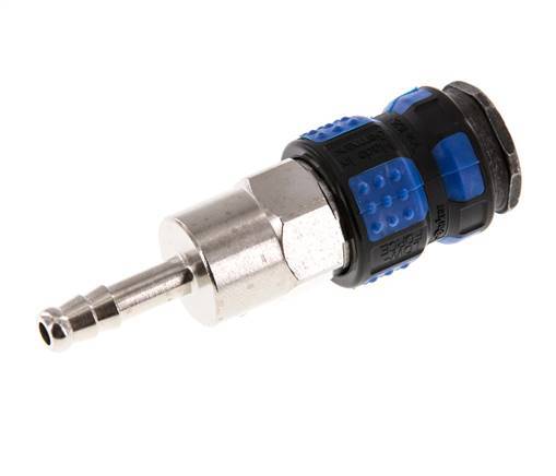 Vernikkeld Messing DN 7.8 Luchtkoppeling Snelkoppeling 6 mm Slangpilaar