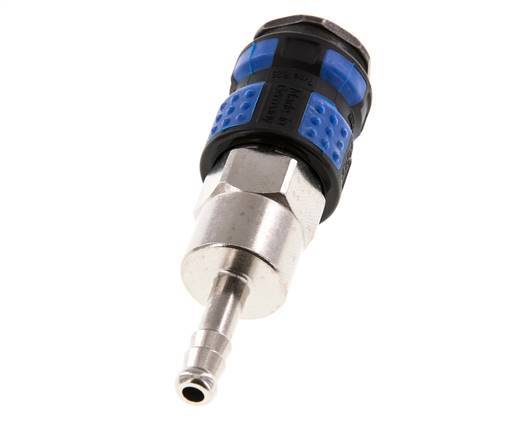 Vernikkeld Messing DN 7.8 Luchtkoppeling Snelkoppeling 6 mm Slangpilaar