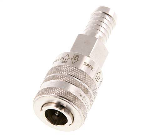 Vernikkeld Messing DN 7.8 Safety Luchtkoppeling Snelkoppeling 13 mm Slangpilaar