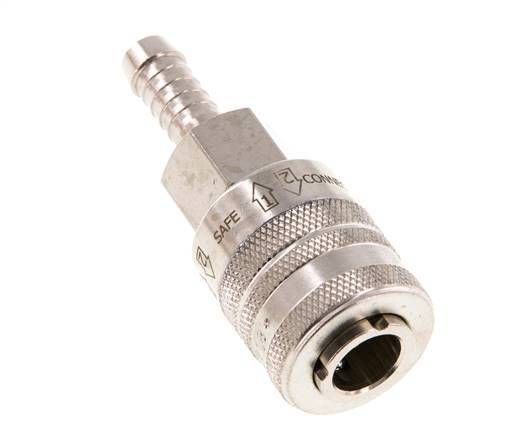 Vernikkeld Messing DN 7.8 Safety Luchtkoppeling Snelkoppeling 9 mm Slangpilaar