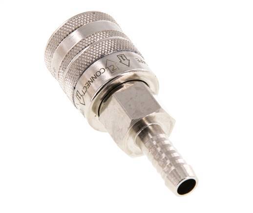 Vernikkeld Messing DN 7.8 Safety Luchtkoppeling Snelkoppeling 9 mm Slangpilaar