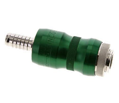 Vernikkeld Messing DN 7.8 Safety Luchtkoppeling Snelkoppeling met Schuifhuls 10 mm Slangpilaar