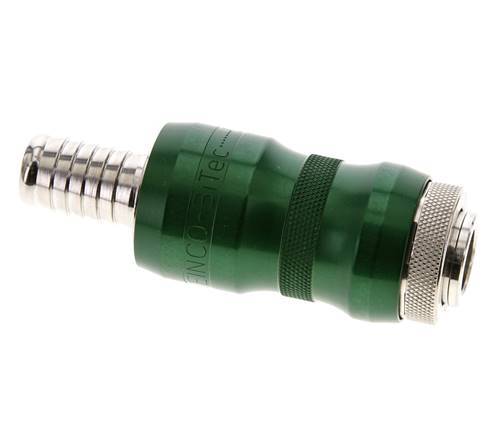 Vernikkeld Messing DN 7.8 Safety Luchtkoppeling Snelkoppeling met Schuifhuls 13 mm Slangpilaar