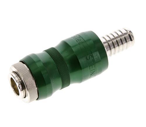 Vernikkeld Messing DN 7.8 Safety Luchtkoppeling Snelkoppeling met Schuifhuls 13 mm Slangpilaar