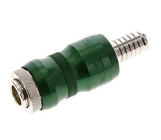 Vernikkeld Messing DN 7.8 Safety Luchtkoppeling Snelkoppeling met Schuifhuls 13 mm Slangpilaar