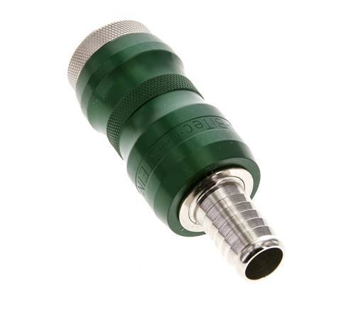 Vernikkeld Messing DN 7.8 Safety Luchtkoppeling Snelkoppeling met Schuifhuls 13 mm Slangpilaar