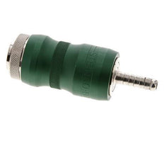 Vernikkeld Messing DN 7.8 Safety Luchtkoppeling Snelkoppeling met Schuifhuls 6 mm Slangpilaar