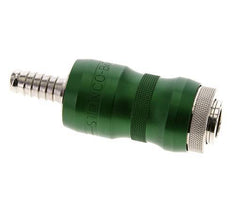 Vernikkeld Messing DN 7.8 Safety Luchtkoppeling Snelkoppeling met Schuifhuls 9 mm Slangpilaar