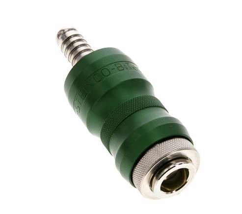 Vernikkeld Messing DN 7.8 Safety Luchtkoppeling Snelkoppeling met Schuifhuls 9 mm Slangpilaar