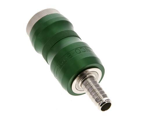 Vernikkeld Messing DN 7.8 Safety Luchtkoppeling Snelkoppeling met Schuifhuls 9 mm Slangpilaar