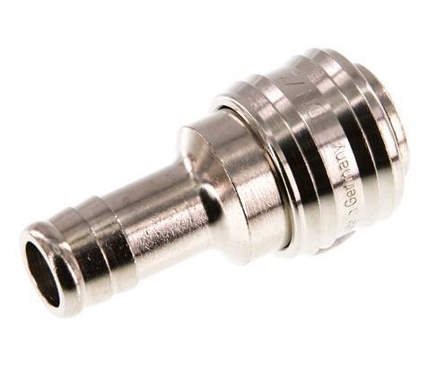 Vernikkeld Messing DN 7.2 (Euro) Luchtkoppeling Snelkoppeling 13 mm Slangpilaar Double Shut-Off