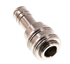 Vernikkeld Messing DN 7.2 (Euro) Luchtkoppeling Snelkoppeling 13 mm Slangpilaar Double Shut-Off