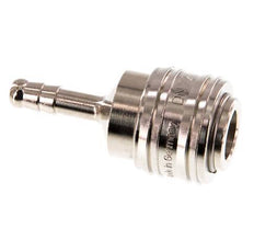Vernikkeld Messing DN 7.2 (Euro) Luchtkoppeling Snelkoppeling 6 mm Slangpilaar Double Shut-Off