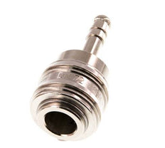 Vernikkeld Messing DN 7.2 (Euro) Luchtkoppeling Snelkoppeling 6 mm Slangpilaar Double Shut-Off