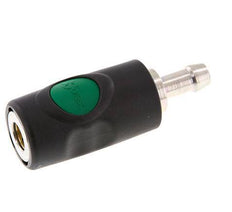 Composiet materiaal DN 7.4 Safety Luchtkoppeling Snelkoppeling met Drukknop 10 mm Slangpilaar