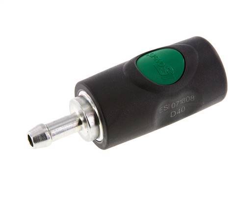 Composiet materiaal DN 7.4 Safety Luchtkoppeling Snelkoppeling met Drukknop 8 mm Slangpilaar