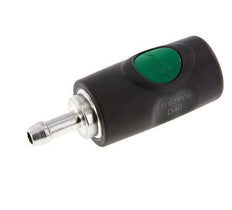 Composiet materiaal DN 7.4 Safety Luchtkoppeling Snelkoppeling met Drukknop 8 mm Slangpilaar