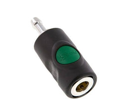 Composiet materiaal DN 7.4 Safety Luchtkoppeling Snelkoppeling met Drukknop 8 mm Slangpilaar