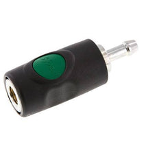 Composiet materiaal DN 7.4 Safety Luchtkoppeling Snelkoppeling met Drukknop 8 mm Slangpilaar